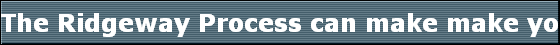 The Ridgeway Process can make make your business worth more money