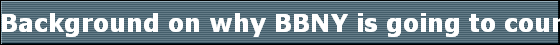 Background on why BBNY is going to court