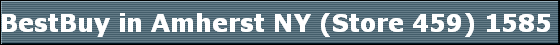 BestBuy in Amherst NY (Store 459) 1585 Niagara Falls Blvd Amherst, NY 14228-2704