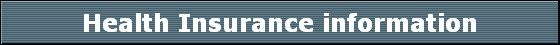 Health Insurance information