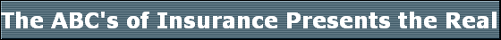 The ABC's of Insurance Presents the Real Estate TV series Hosted by Lester J. Robinson FICF