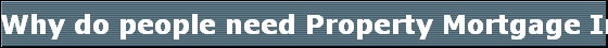 Why do people need Property Mortgage Insurance or PMI