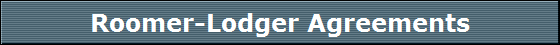 Roomer-Lodger Agreements