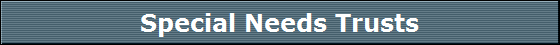 Special Needs Trusts