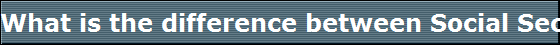 What is the difference between Social Security Disability (SSD) and Supplemental Security Income (SSI) benefits?